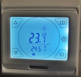 Touch Raumthermostat mit Wochenprogramm geeignet fr Bird-therm